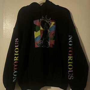 Biggie Smalls Notorious B.I.G. Black Graphic Hoodie